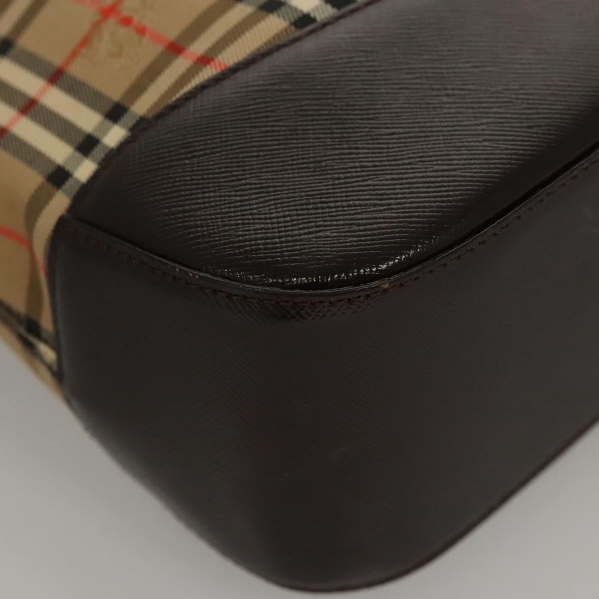 Burberry Shoulder Bag Nova Check Canvas, BEIGE, CANVAS, Shoulder bag