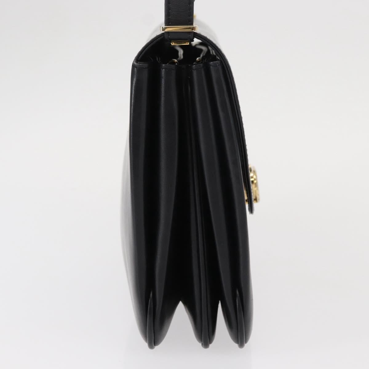 Bally Vintage Shoulder Bag Leather, BLACK, LEATHER, Shoulder bag