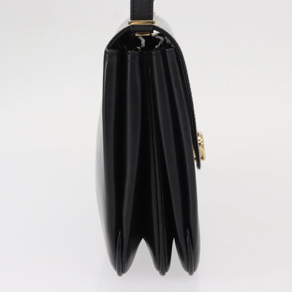 Bally Vintage Shoulder Bag Leather, BLACK, LEATHER, Shoulder bag