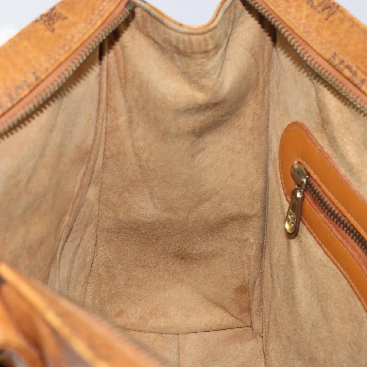 MCM Vintage Visetos Tote bag Canvas, BROWN, CANVAS, Tote bag