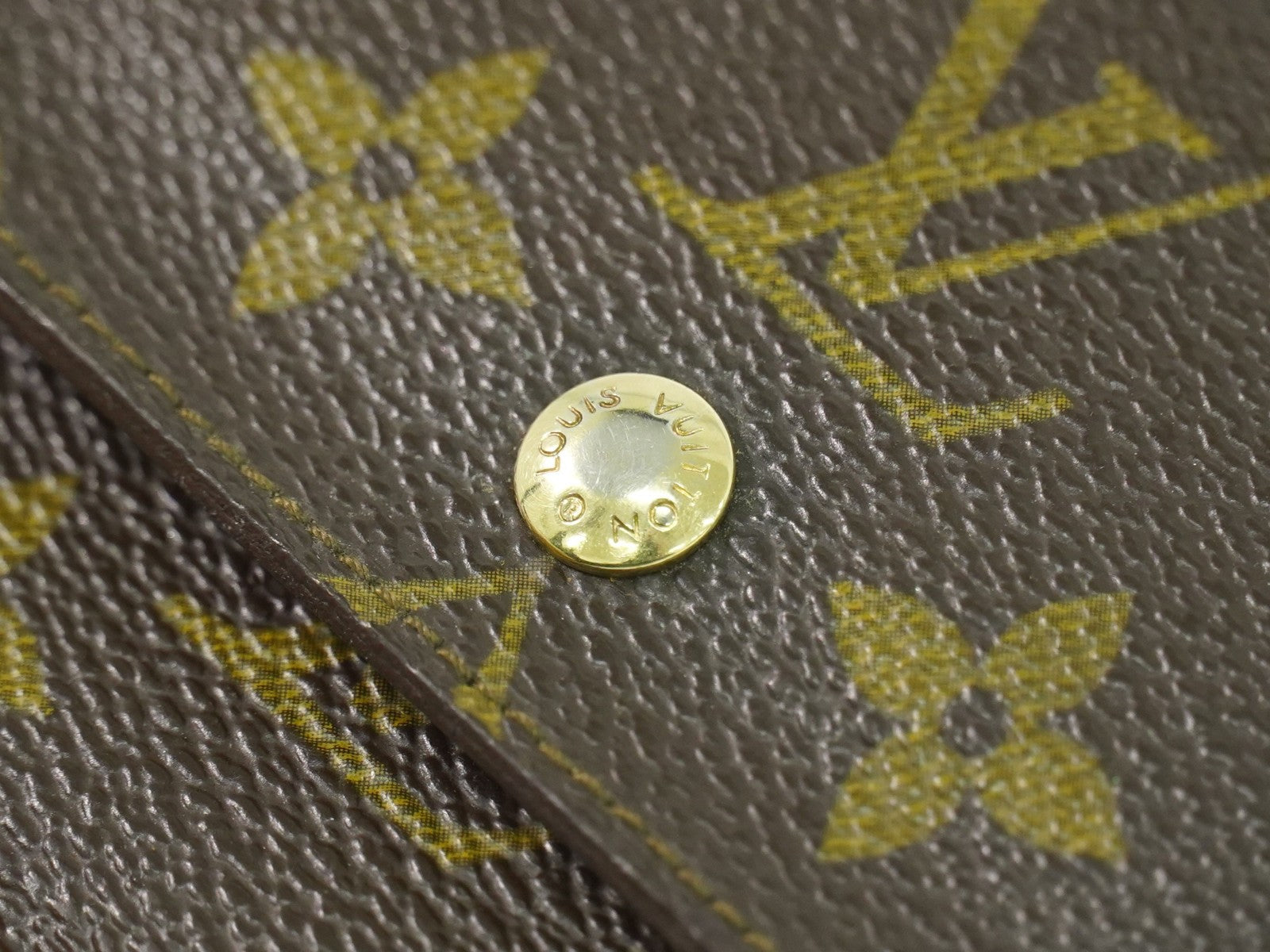 Louis Vuitton Porte Tresor Etui Papiers Wallet Monogram Canvas, BROWN, CANVAS, Card Holders