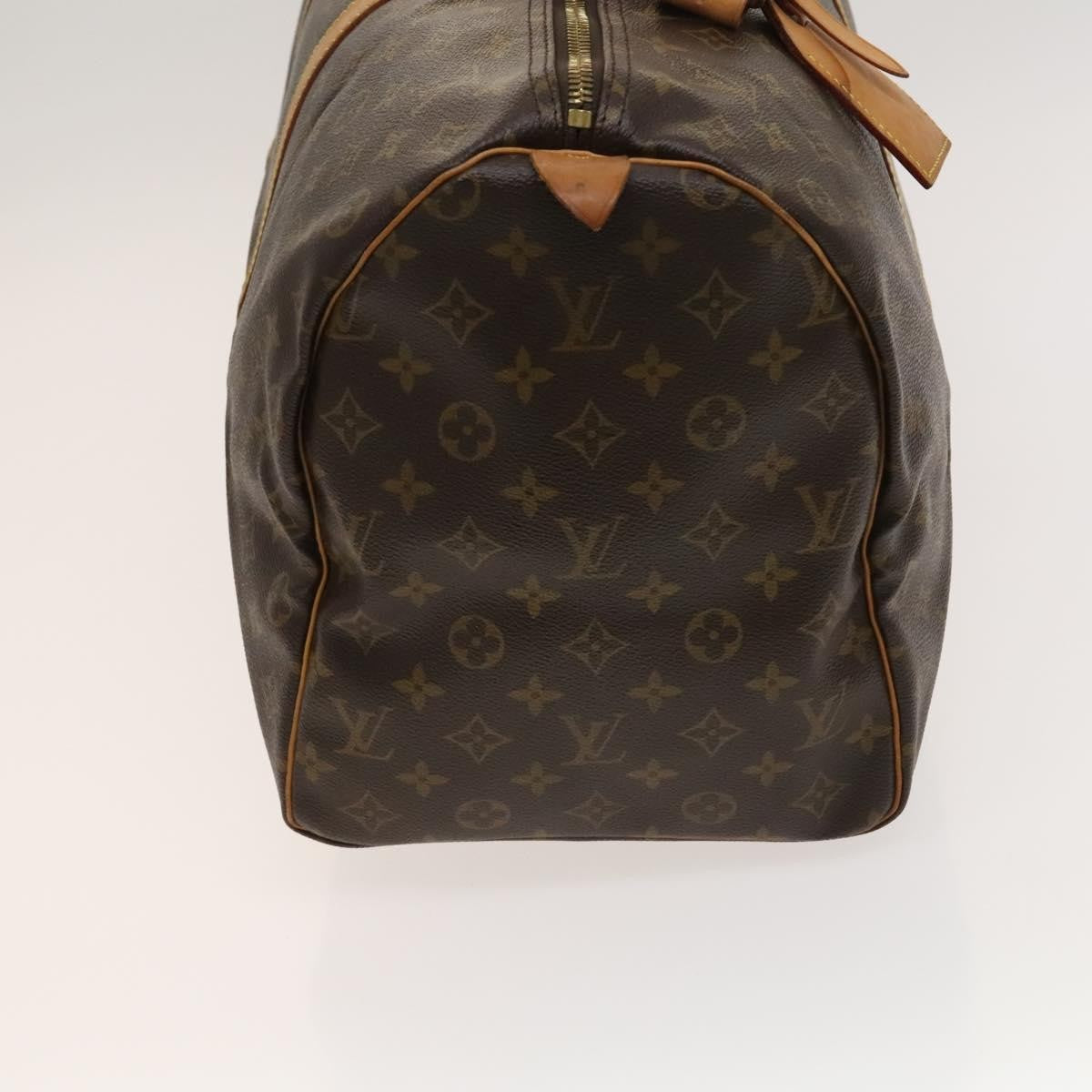 Louis Vuitton Keepall Bag Monogram Canvas, BROWN, CANVAS, Travel bag