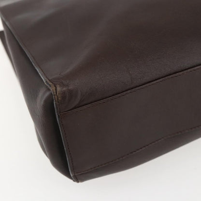 Gucci Vintage Handbag Leather, BROWN, LEATHER, Handbag