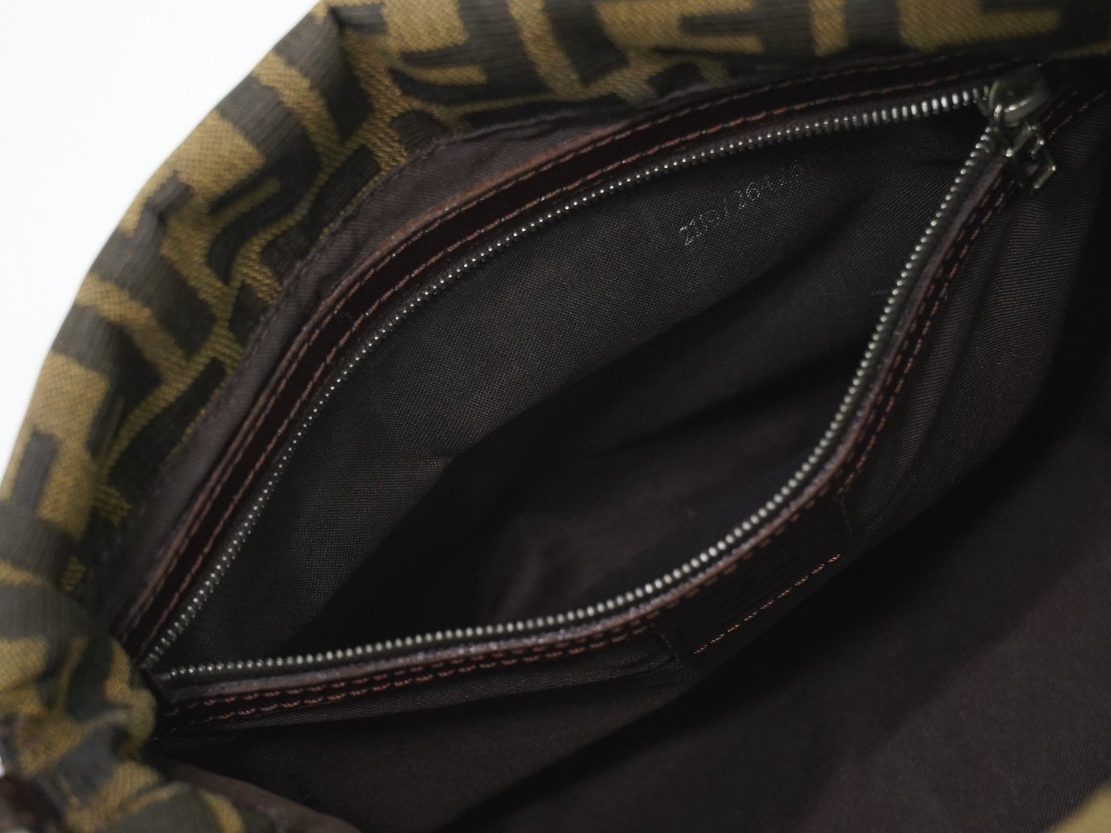 Fendi Vintage Zucca Zucca canvas, BROWN, CANVAS, Handbag