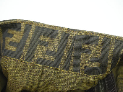 Fendi Zucca Tote bag FF motif, BROWN, CANVAS, Handbag