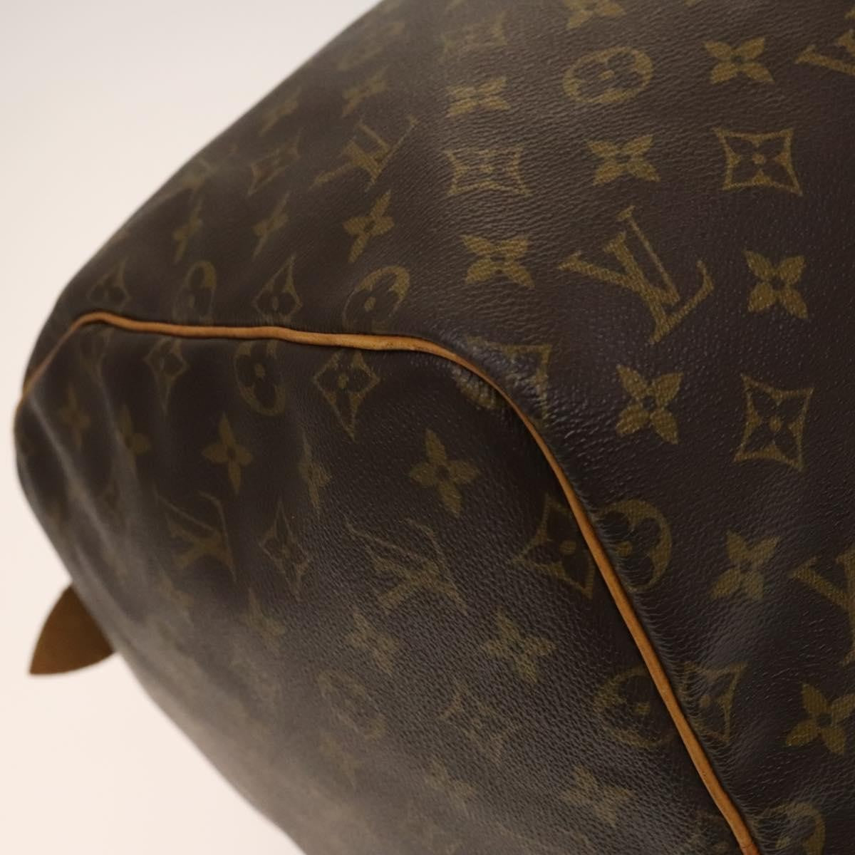 Louis Vuitton Keepall Bag Monogram Canvas, BROWN, CANVAS, Travel bag