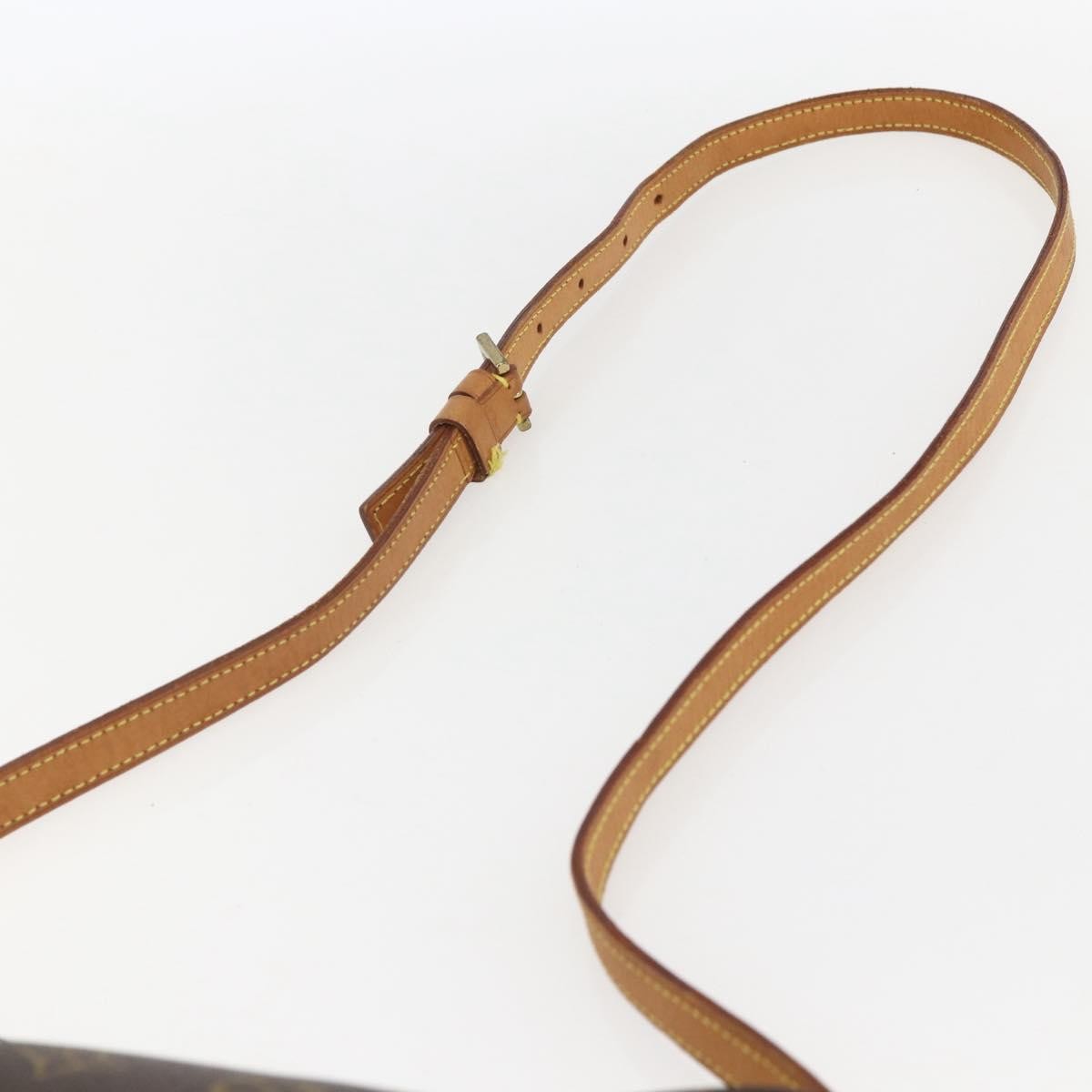 Louis Vuitton Trotteur Handbag Monogram Canvas, BROWN, CANVAS, Clutche & pouche