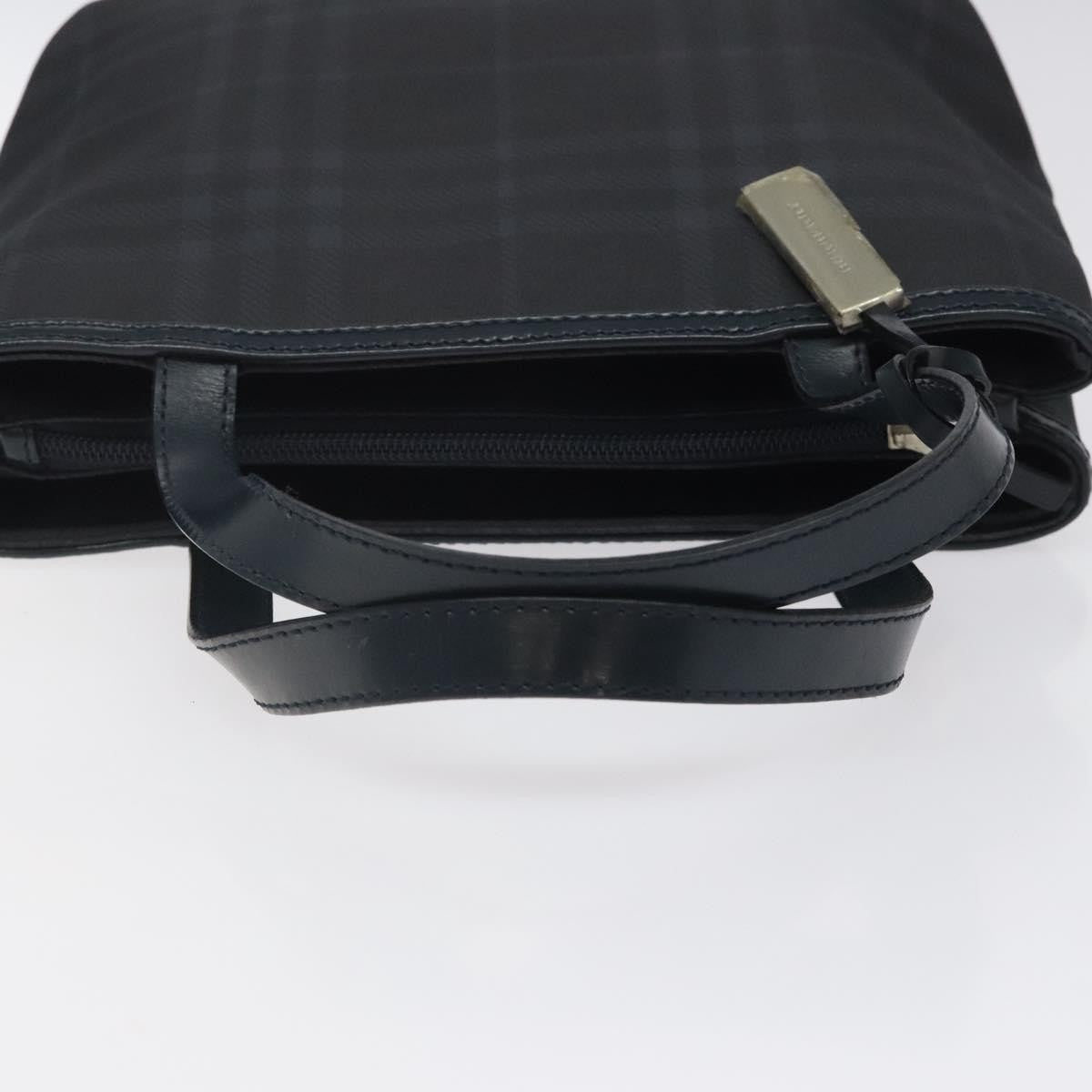 Burberry Nova Handbag Canvas, NAVY, PVC, Handbag