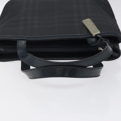 Burberry Nova Handbag Canvas, NAVY, PVC, Handbag