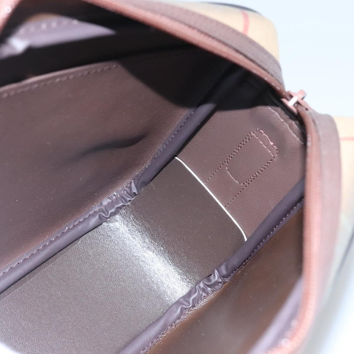 Burberry Nova check Shoulder bag Canvas, BEIGE, CANVAS, Shoulder bag