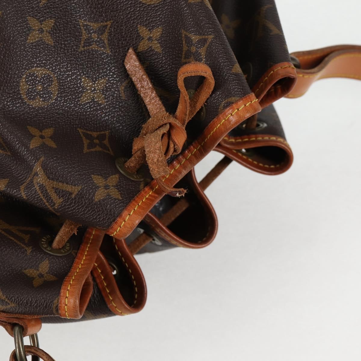 Louis Vuitton Petit Noe Handbag Monogram Canvas, BROWN, CANVAS, Handbag
