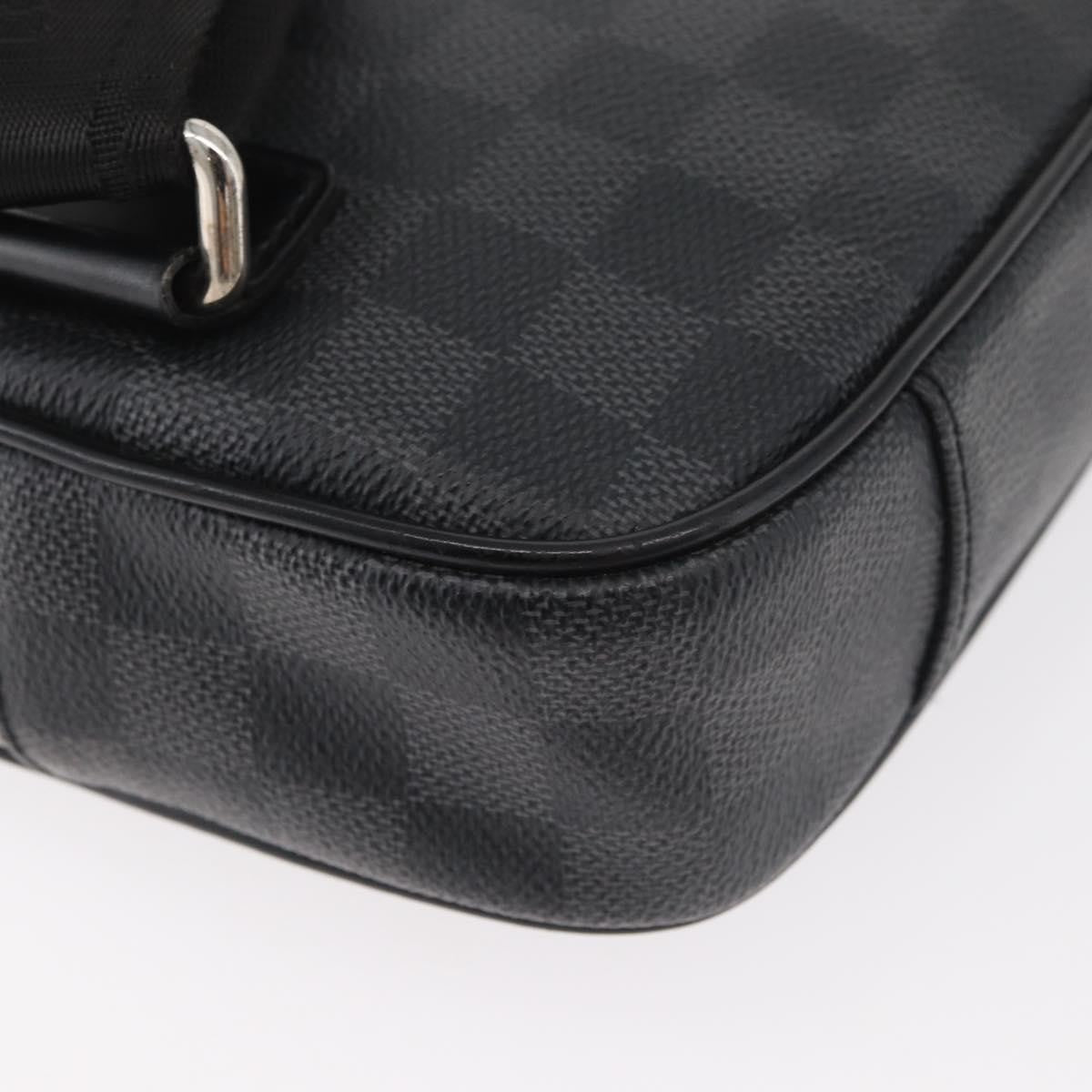 Louis Vuitton Ambler Waist Bag Damier Graphite, Gray, Canvas, Shoulder Bag