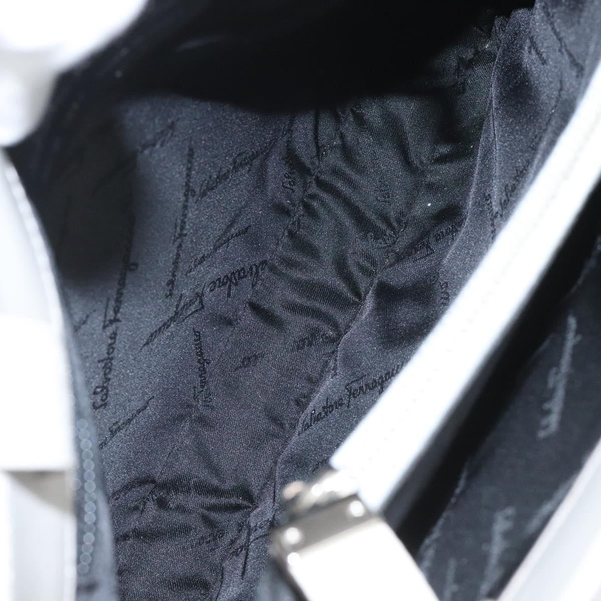 Salvatore Ferragamo Gancini Shoulder Bag Leather, BEIGE, LEATHER, Shoulder bag