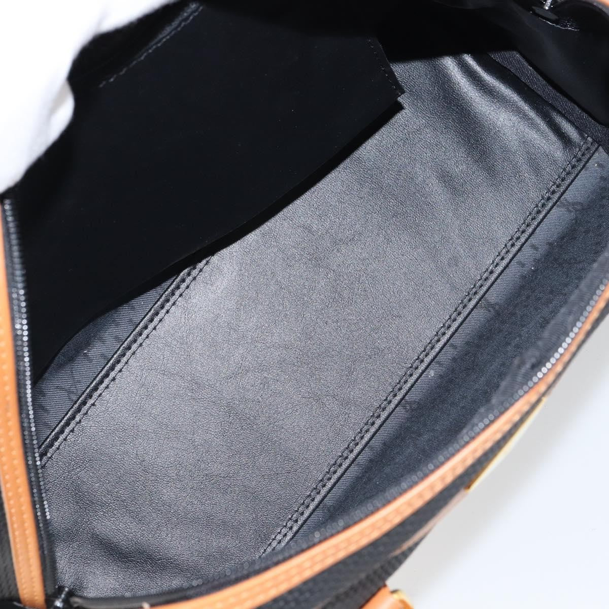 Saint Laurent Vintage Boston PVC Leather, BLACK, PVC, Handbag