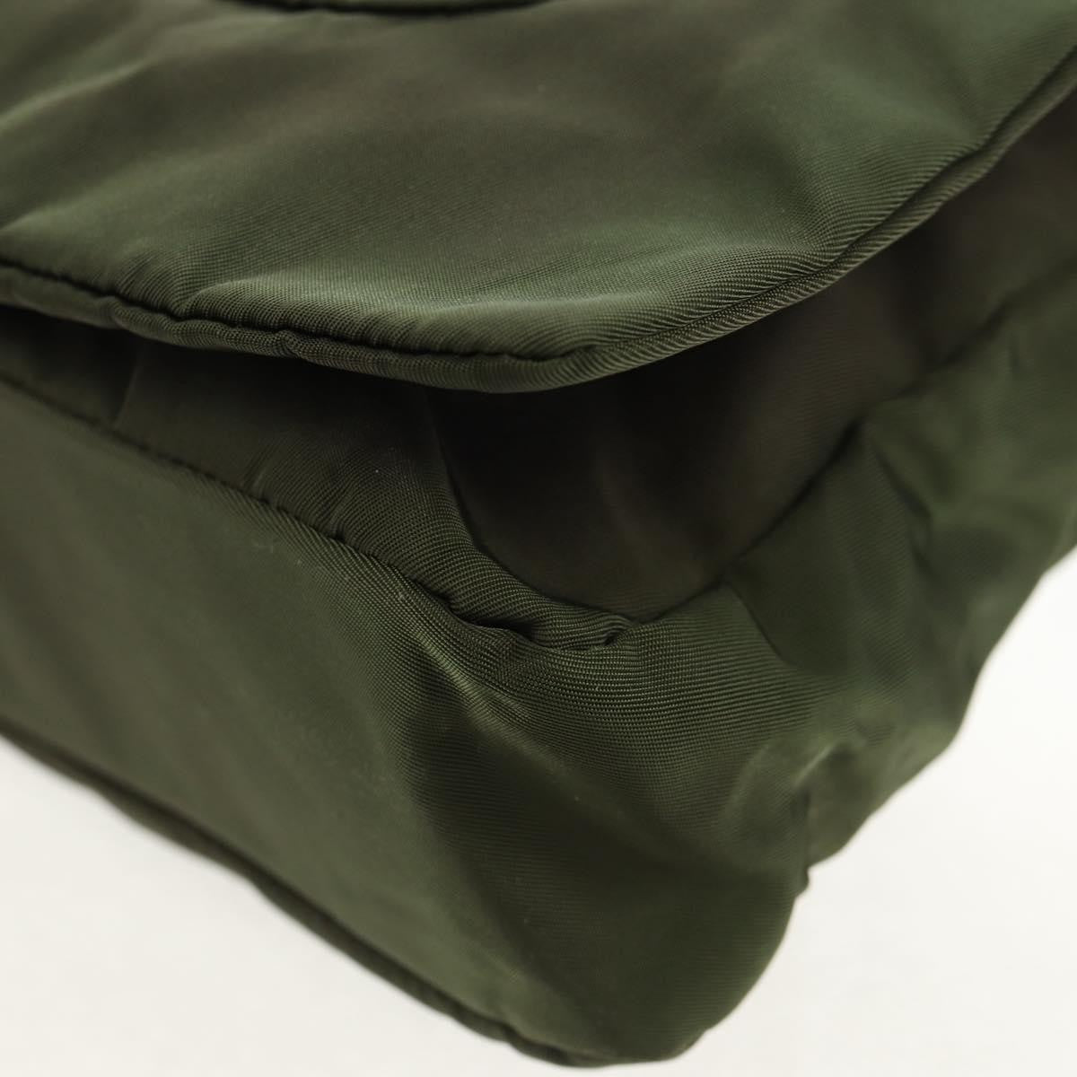 Prada Vintage Shoulder Bag Tessuto, KHAKI, NYLON, Shoulder bag