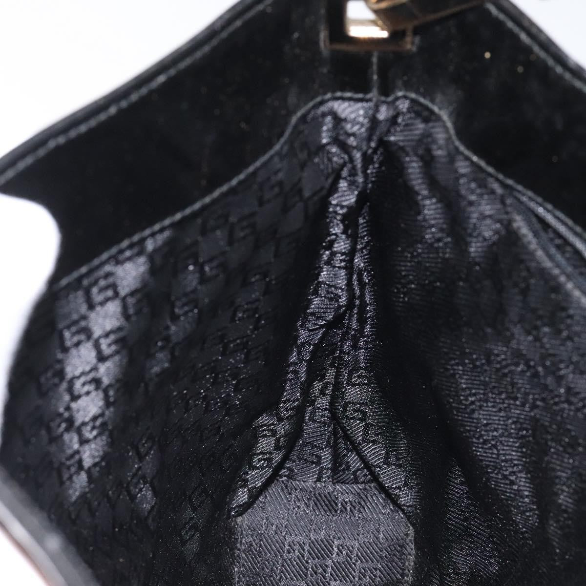 Gucci Sherry line shoulder bag Canvas, BLACK, CANVAS, Shoulder bag