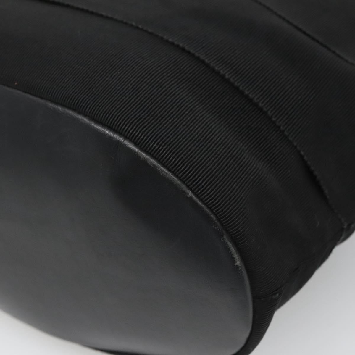 Salvatore Ferragamo Vala Shoulder Bag Canvas, BLACK, CANVAS, Shoulder bag