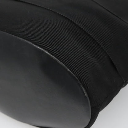 Salvatore Ferragamo Vala Shoulder Bag Canvas, BLACK, CANVAS, Shoulder bag