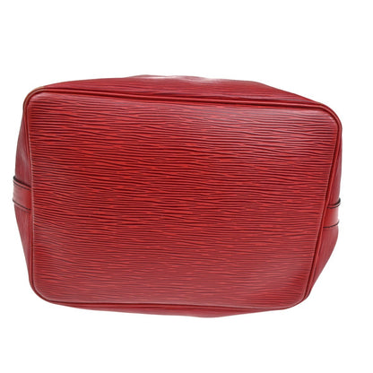 Louis Vuitton Petit Noe Handbag Epi Leather, RED, LEATHER, Shoulder bag