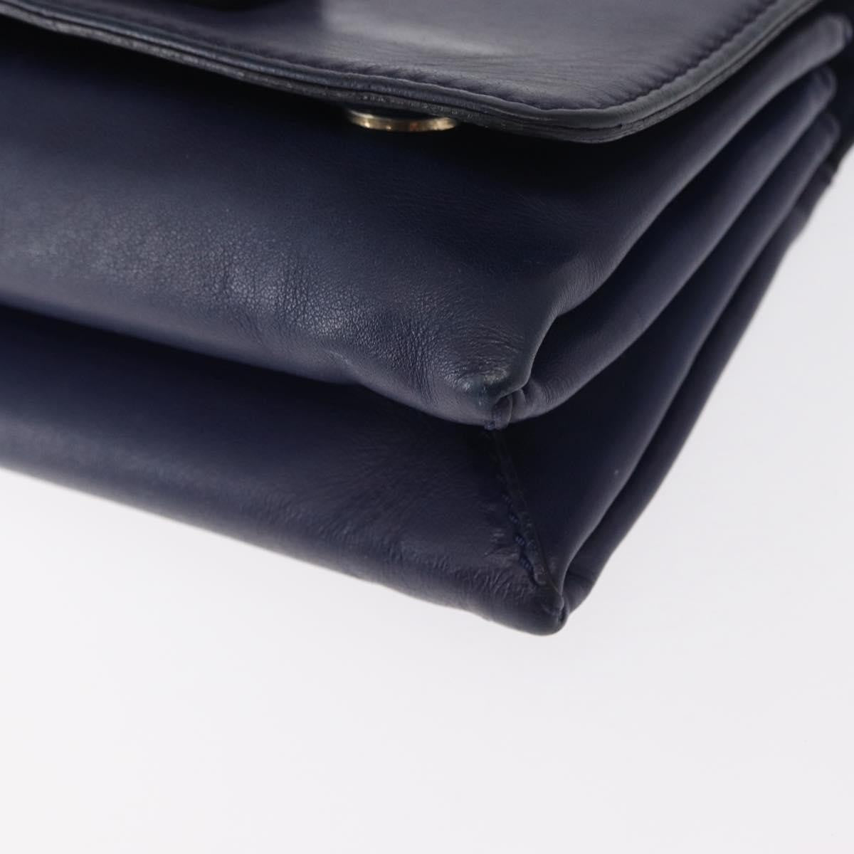 Valentino Garavani Va Va Voom Flap Shoulder Bag Leather, NAVY, LEATHER, Shoulder bag