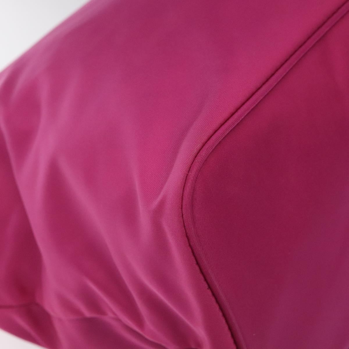 Prada Convertible Zip Tote Tessuto, PINK, NYLON, Tote bag