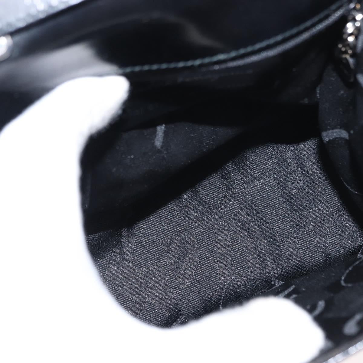 Salvatore Ferragamo Gancini handbag Leather, BLACK, LEATHER, Handbag