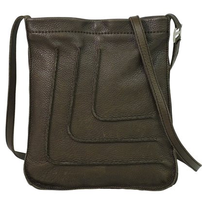 Hermes Toudou Messenger Bag Leather, BROWN, LEATHER, Crossbody bag