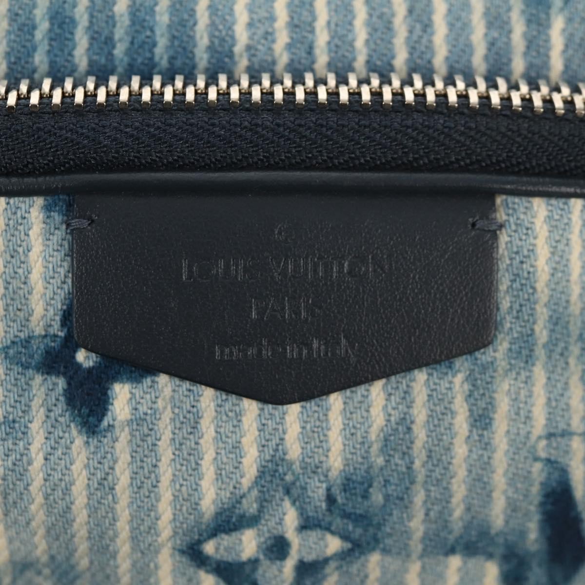 Louis Vuitton Outdoor Pouch Limited Edition Monogram Watercolor Stripes Denim, BLUE, CANVAS, Clutche & pouche