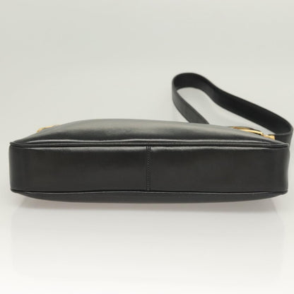 Gucci Vintage Shoulder Bag Leather, BLACK, LEATHER, Shoulder bag