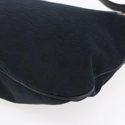 Gucci Positano Hobo GG Canvas, BLACK, CANVAS, Shoulder bag