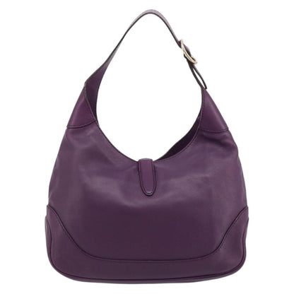Gucci Jackie Original Shoulder Bag Leather, Purple, Leather, Handbag
