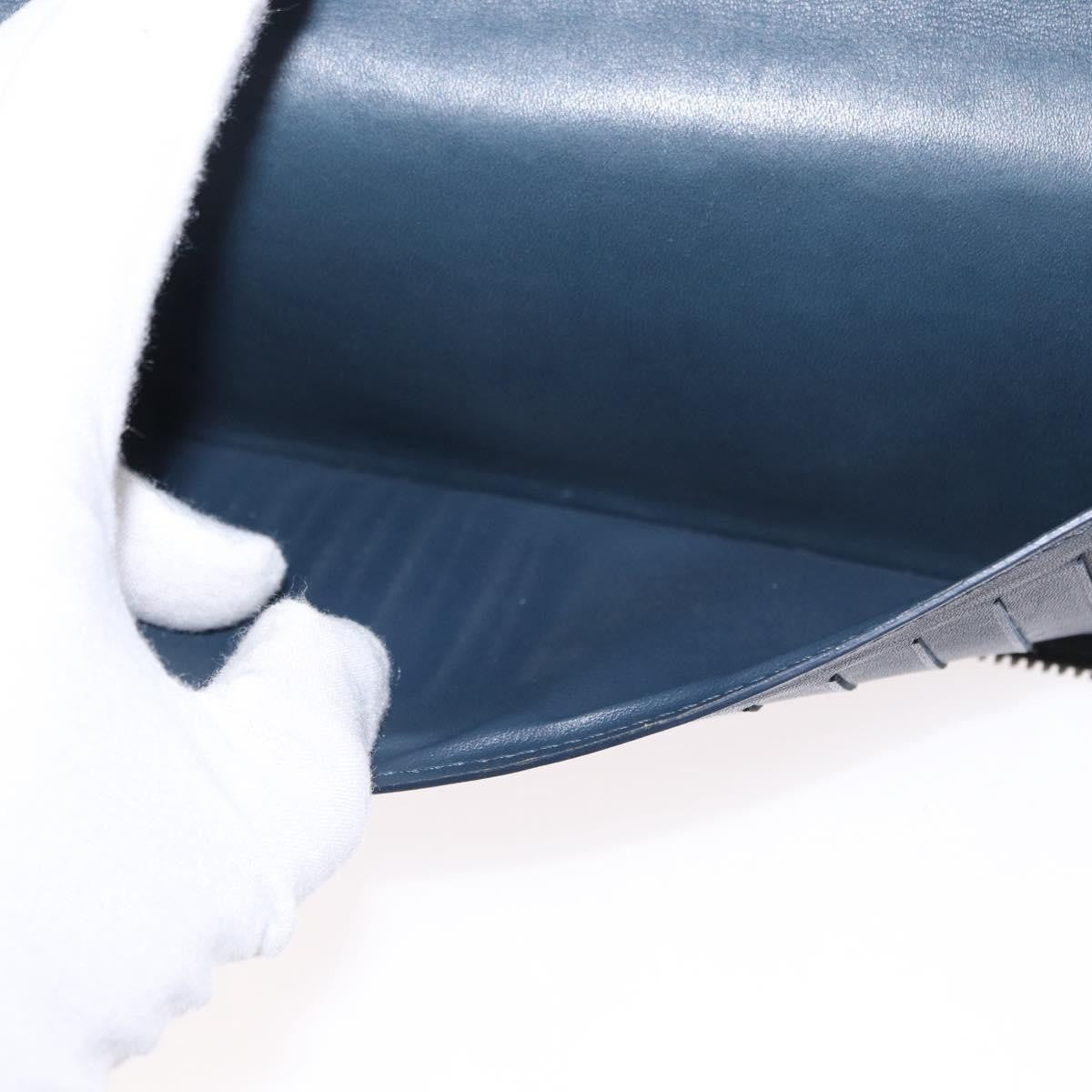 Louis Vuitton Zippy wallet vertical Damier Infini Leather, NAVY, LEATHER, Wallets