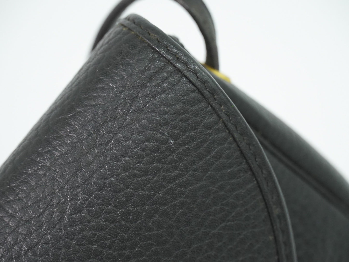 Christian Dior Vintage Shoulder Bag Leather, Black, Leather, Shoulder Bag
