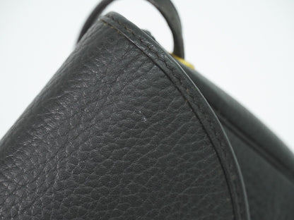 Christian Dior Vintage Shoulder Bag Leather, Black, Leather, Shoulder Bag