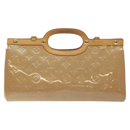 Louis Vuitton Roxbury Drive Handbag Monogram Vernis, CAMEL, PATENT_LEATHER, Handbag