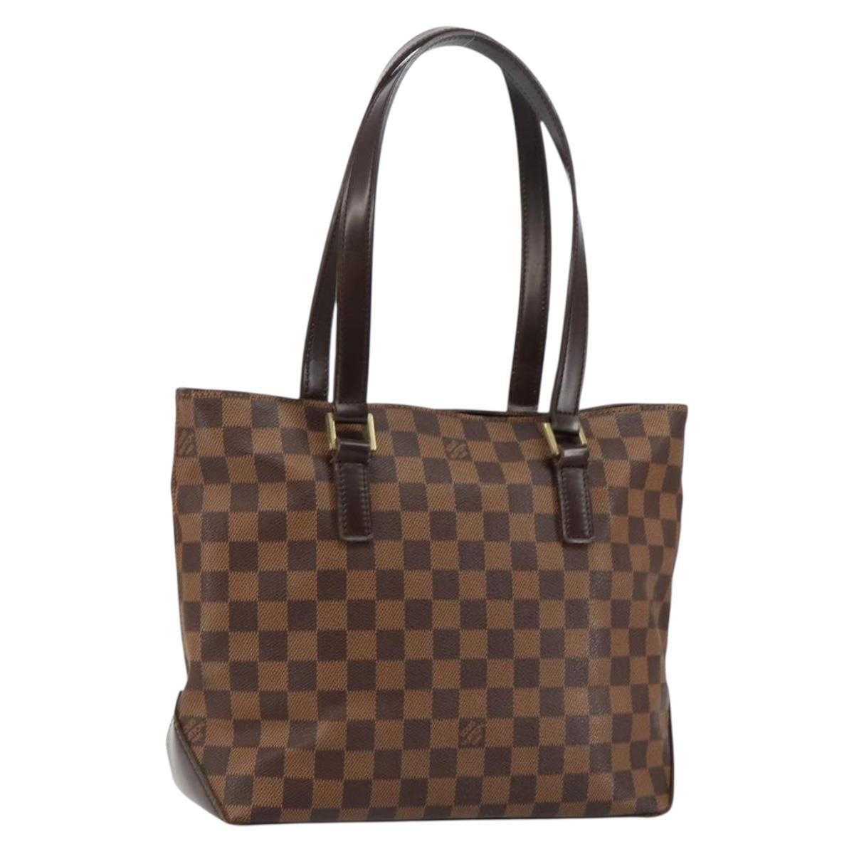 Louis Vuitton Cabas Piano Damier, BROWN, CANVAS, Tote bag