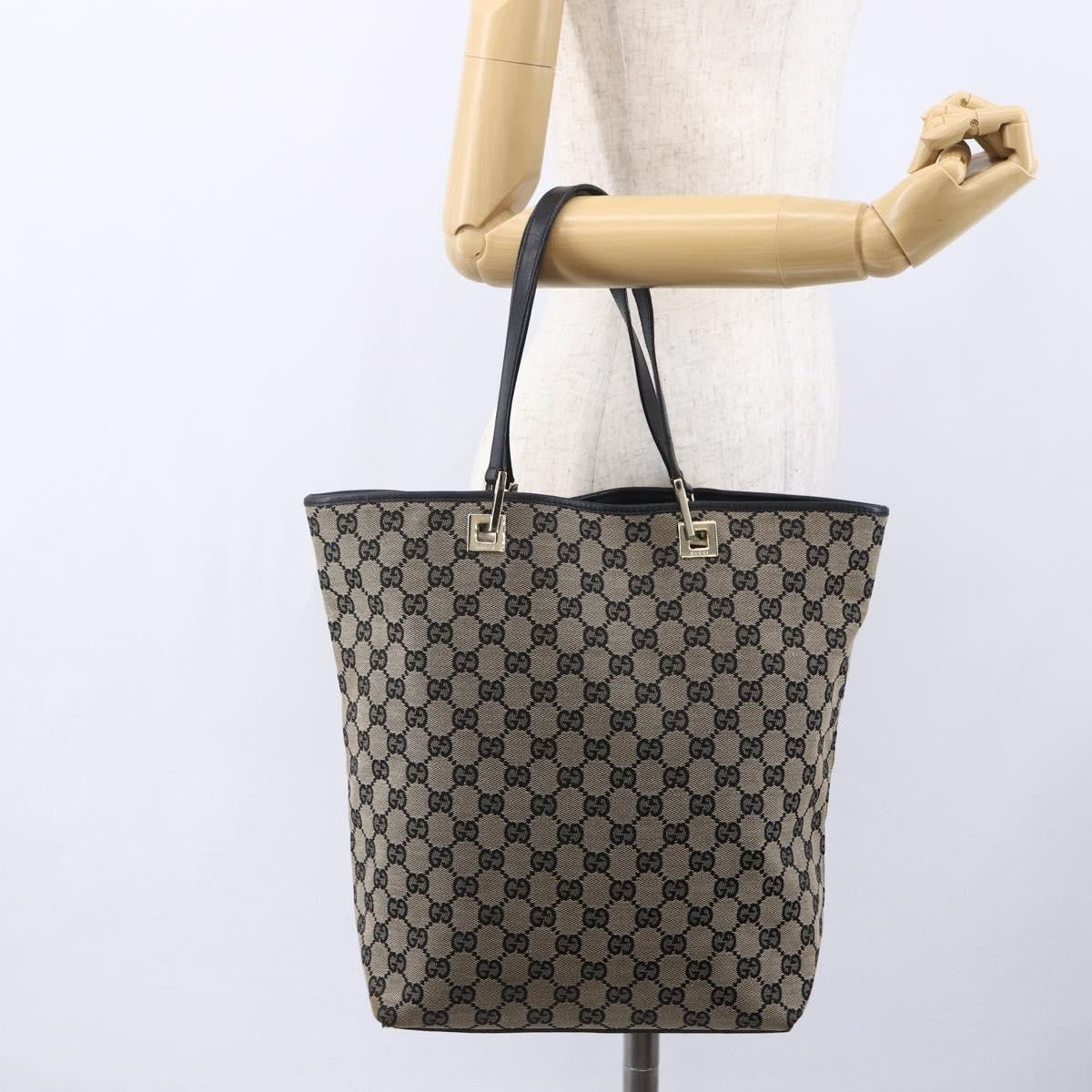 Gucci GG Canvas Bag Canvas, BEIGE, CANVAS, Tote bag