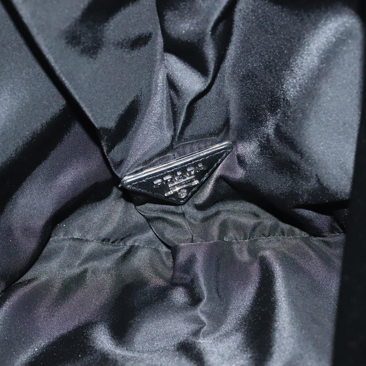 Prada Convertible Double Tote Tessuto, BLACK, NYLON, Handbag