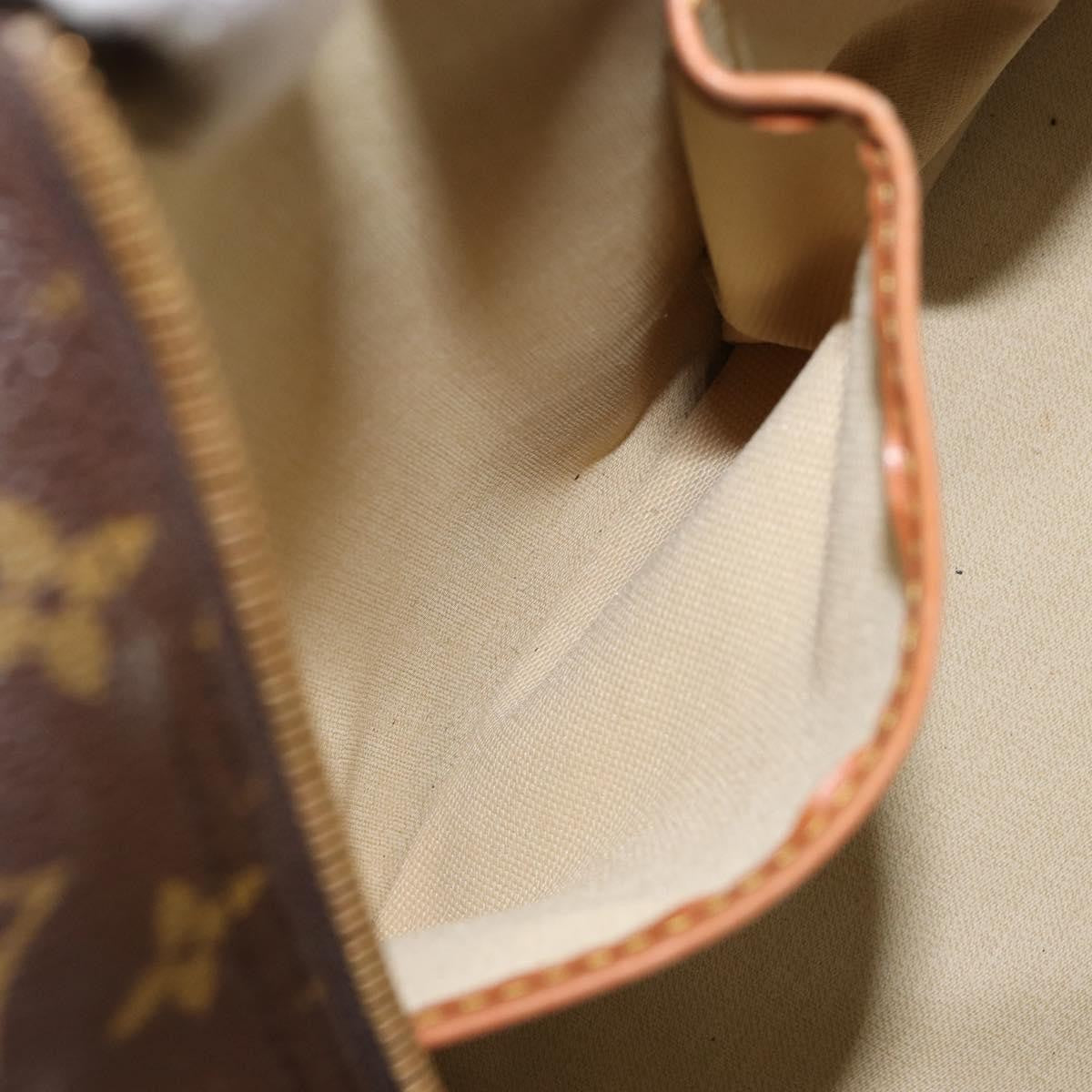 Louis Vuitton Deauville Handbag Monogram Canvas, BROWN, CANVAS, Handbag