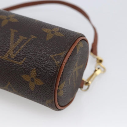 Louis Vuitton Papillon Pochette Monogram Canvas, BROWN, CANVAS, Clutche & pouche