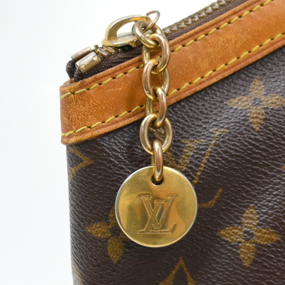 Louis Vuitton Tivoli Handbag Monogram Canvas, Brown, Canvas, Handbag