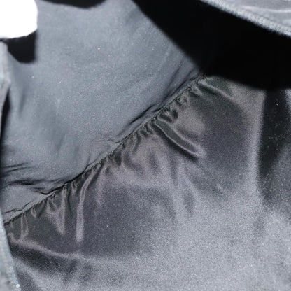 Prada Vintage Zip Handbag Tessuto, BLACK, NYLON, Handbag