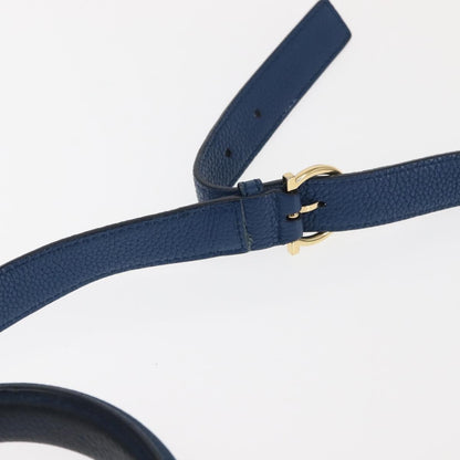 Salvatore Ferragamo Sofia Satchel Leather, BLUE, LEATHER, Handbag