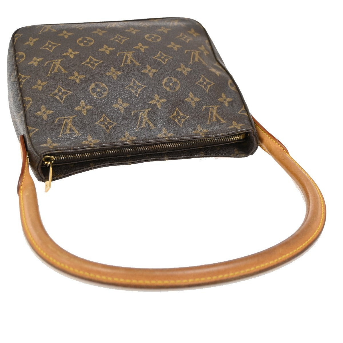 Louis Vuitton Looping Handbag Monogram Canvas, BROWN, CANVAS, Shoulder bag