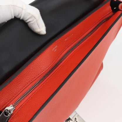 Celine Trapeze Bag Leather, RED, LEATHER, Handbag