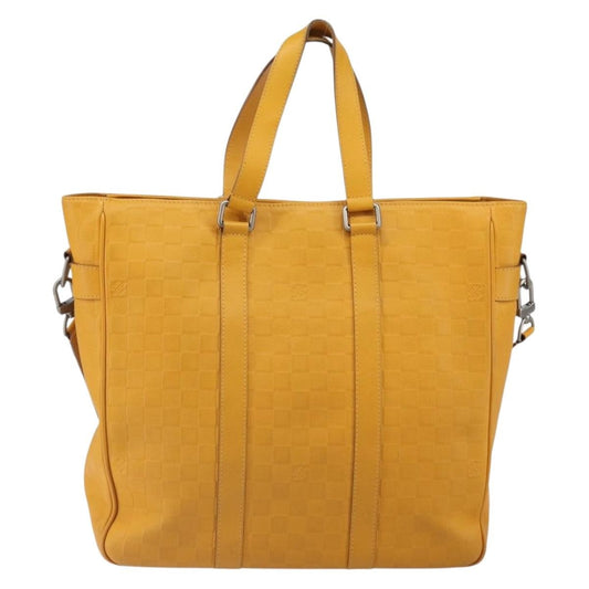 Louis Vuitton Tadao Handbag Damier Infini Leather, YELLOW, LEATHER, Handbag