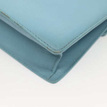 Saint Laurent Betty Bag Leather, BLUE, LEATHER, Shoulder bag