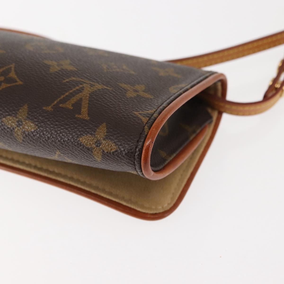 Louis Vuitton Twin Handbag Monogram Canvas, BROWN, CANVAS, Shoulder bag