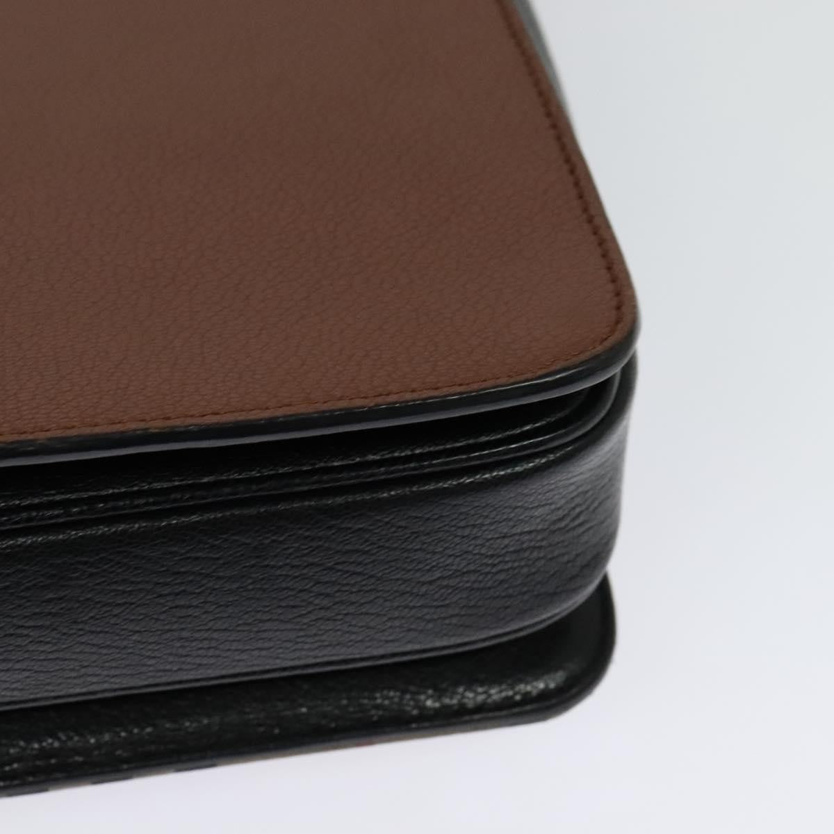 Burberry D-Ring Shoulder Bag Leather with Vintage Check Canvas, BROWN, LEATHER, Shoulder bag