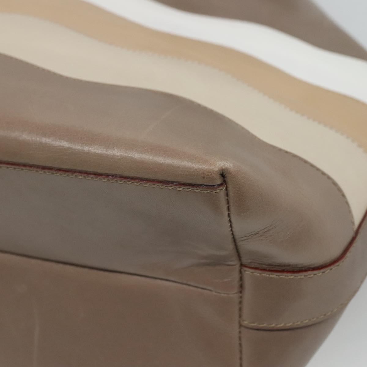 Celine Shoulder Bag Leather, BROWN, LEATHER, Shoulder bag